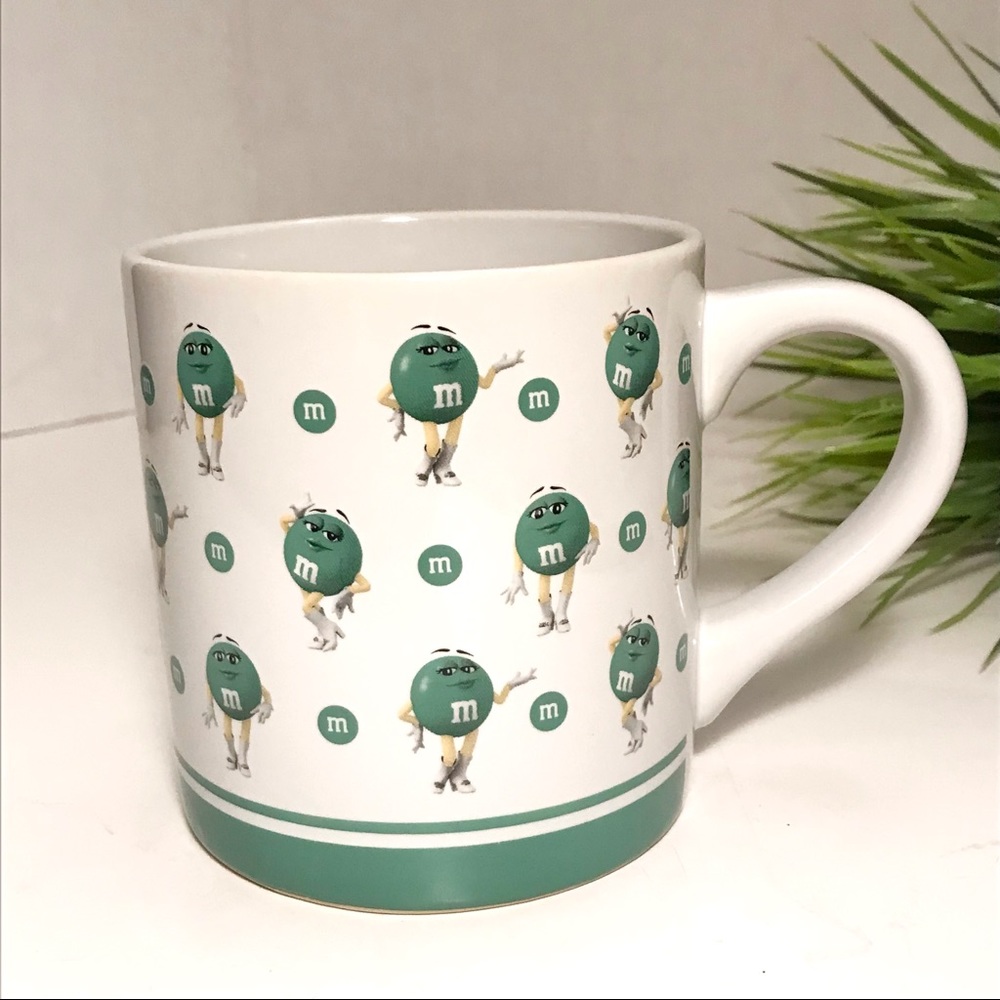 M&M Green MM Coffee Mug Cup Girl Tea Official Mars